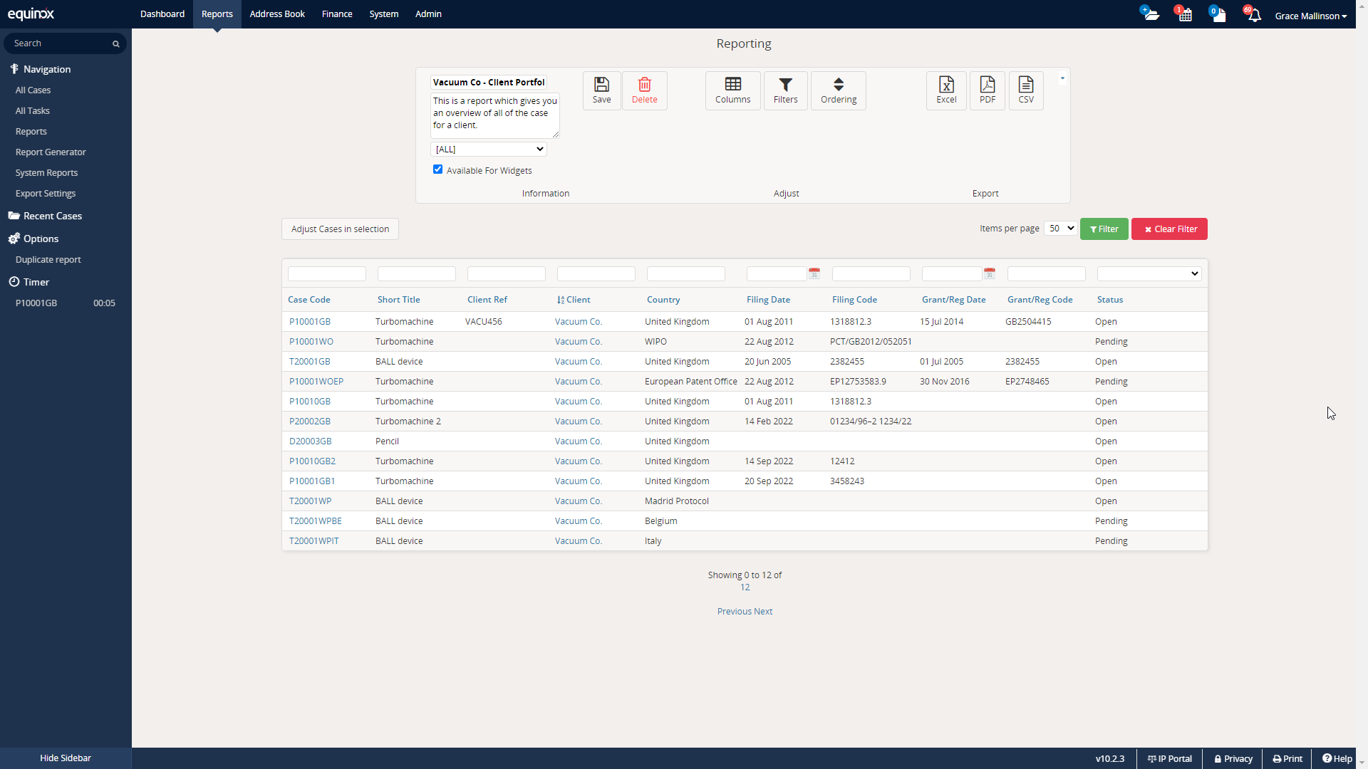 screenshot of Equinox Law Firm